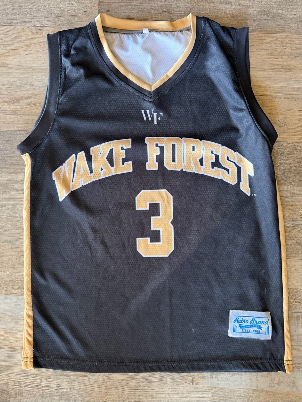 Chris Paul Wake Forest Black & Gold Basketball Jersey #3